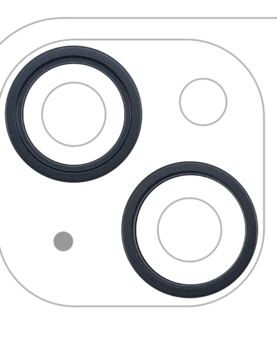 Back Camera Bezel Ring Only For iPhone 14 / 14 Plus (Midnight) (2 Piece Set)
