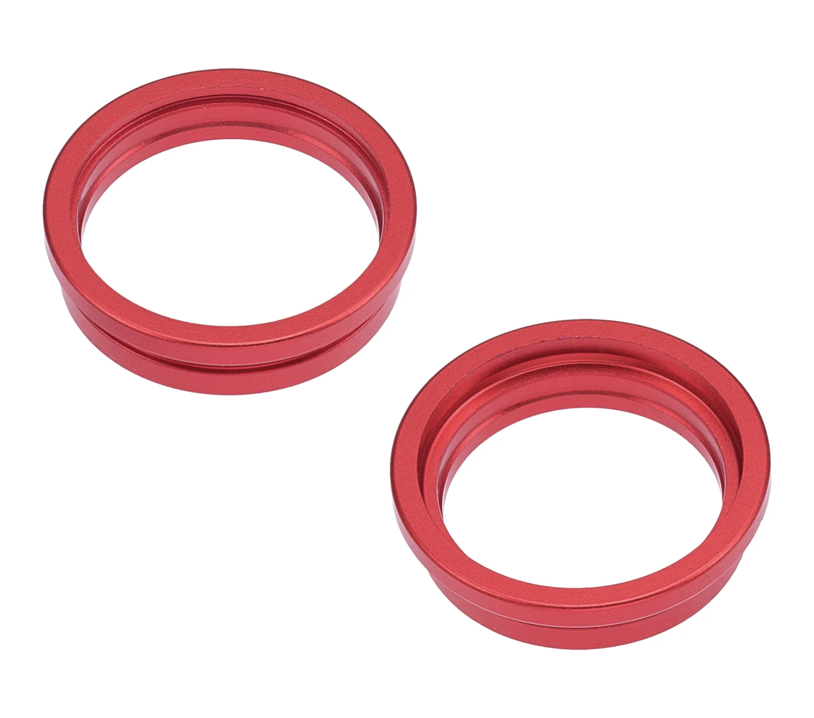 Back Camera Bezel Ring Only For iPhone 14 / 14 Plus (Red) (2 Piece Set) - Image 3