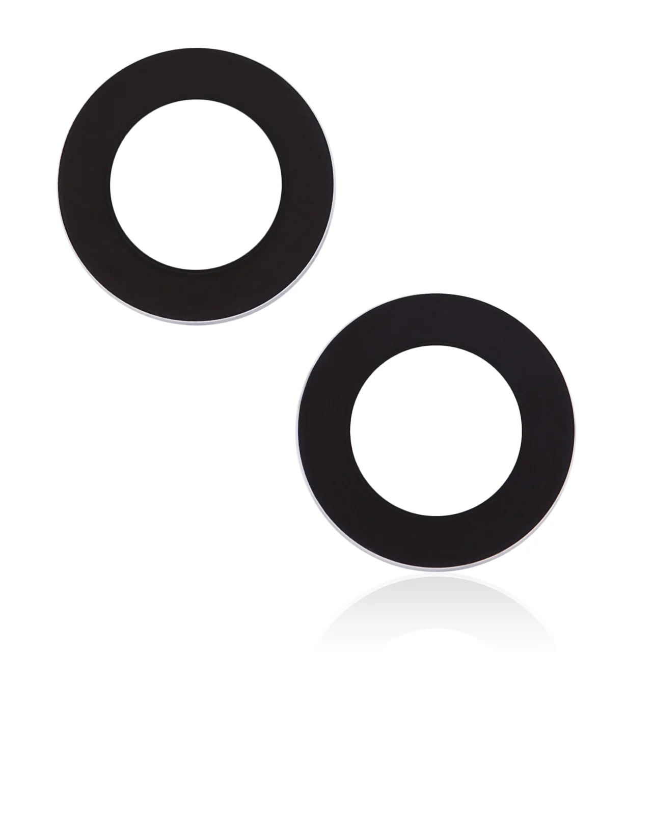 Back Camera Lens (Glass Only) With Adhesive For iPhone 14 / 14 Plus (2 Piece Set) (Real Sapphire) (Premium) - Image 3