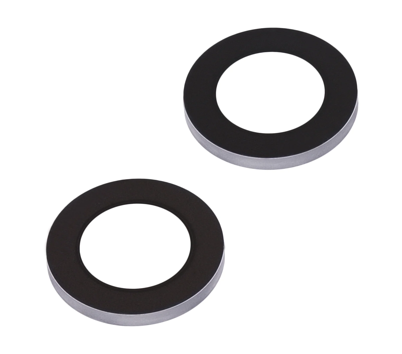 Back Camera Lens (Glass Only) With Adhesive For iPhone 14 / 14 Plus (2 Piece Set) (Real Sapphire) (Premium) - Image 4