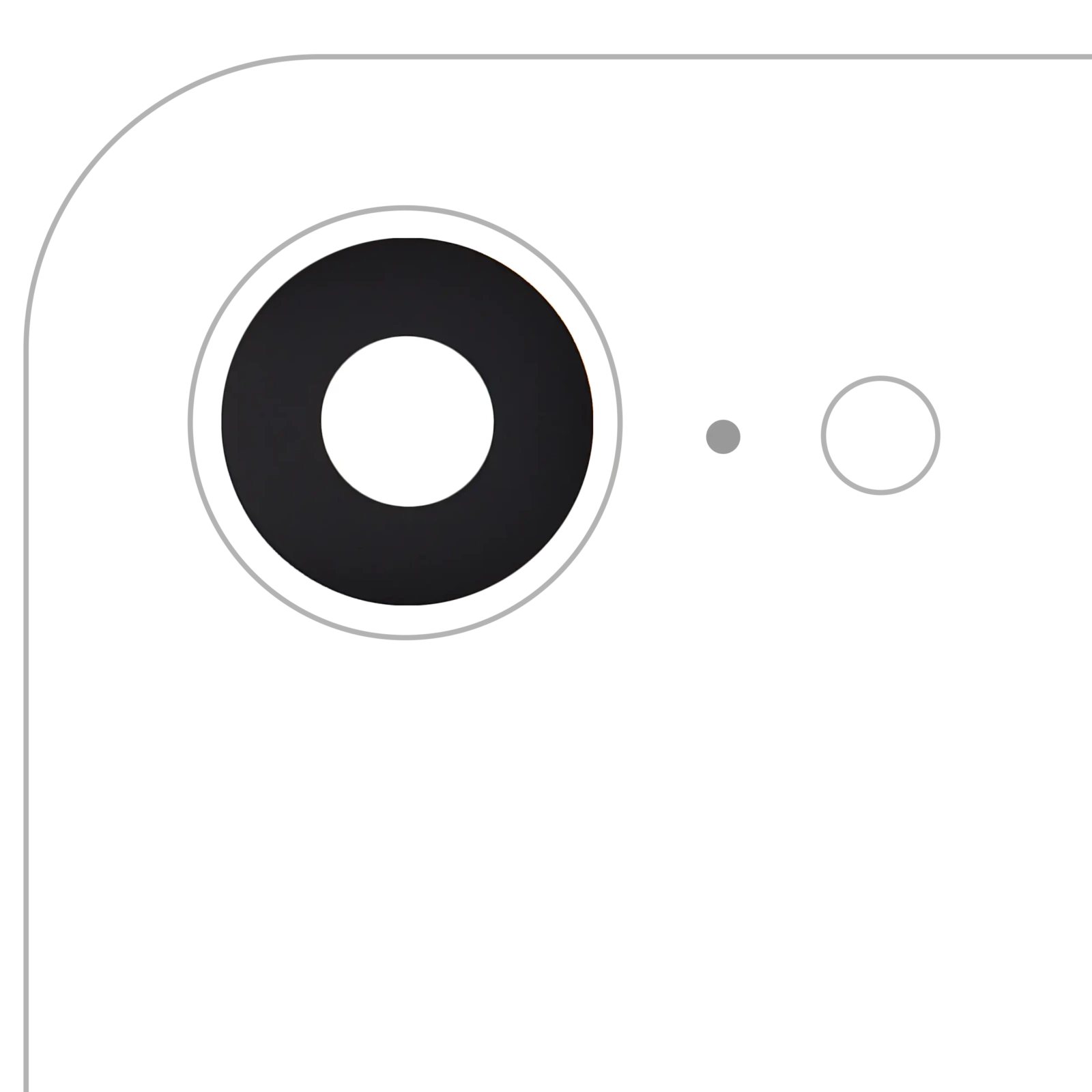 Back Camera Lens (Glass Only) With Adhesive For iPhone 16e / 17e (Premium) (Real Sapphire) - Image 2