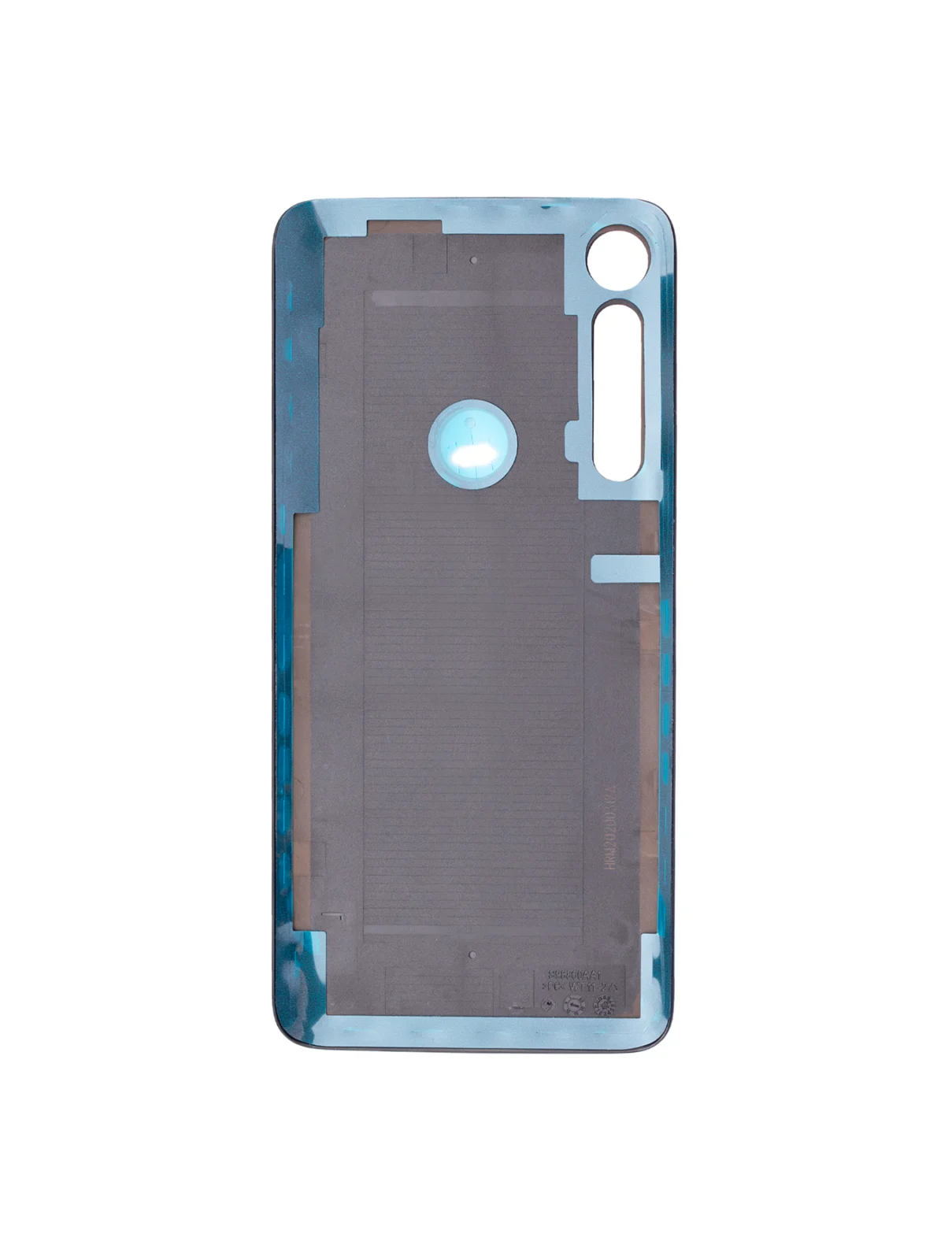 Back Cover Glass For Motorola One Macro (XT2016 / 2019) (Space Blue) - Image 2