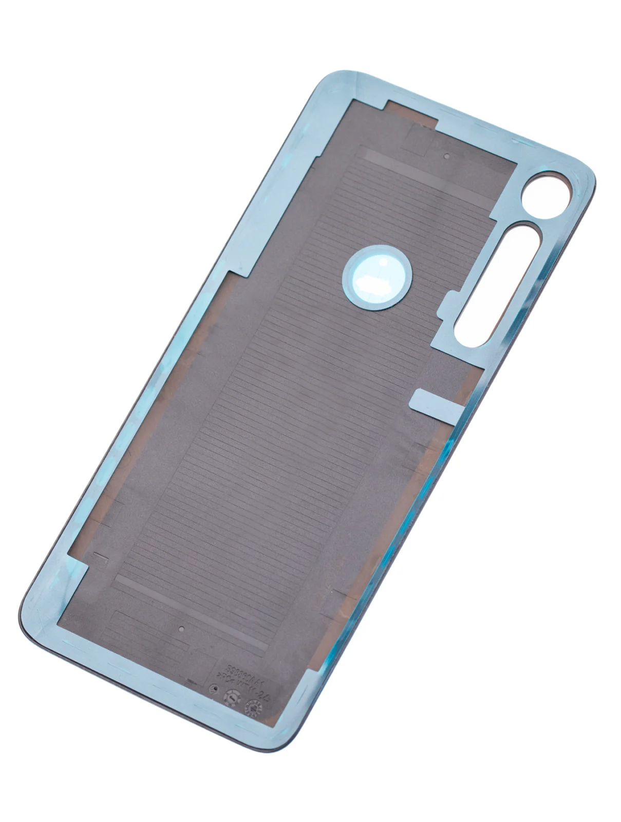 Back Cover Glass For Motorola One Macro (XT2016 / 2019) (Space Blue) - Image 4