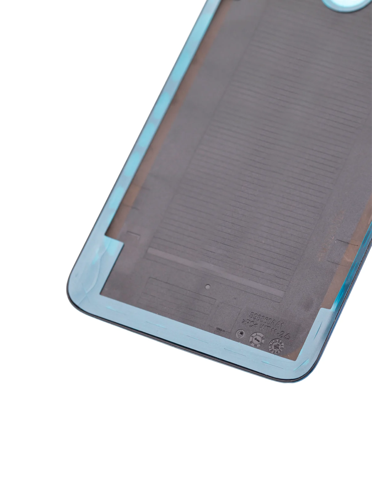 Back Cover Glass For Motorola One Macro (XT2016 / 2019) (Space Blue) - Image 5