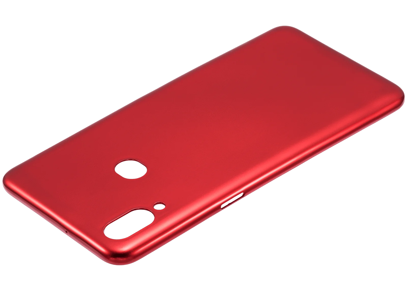 Back Cover Glass For Samsung Galaxy A10s (A107 / 2019) (Aftermarket Plus) (Red) - Image 2