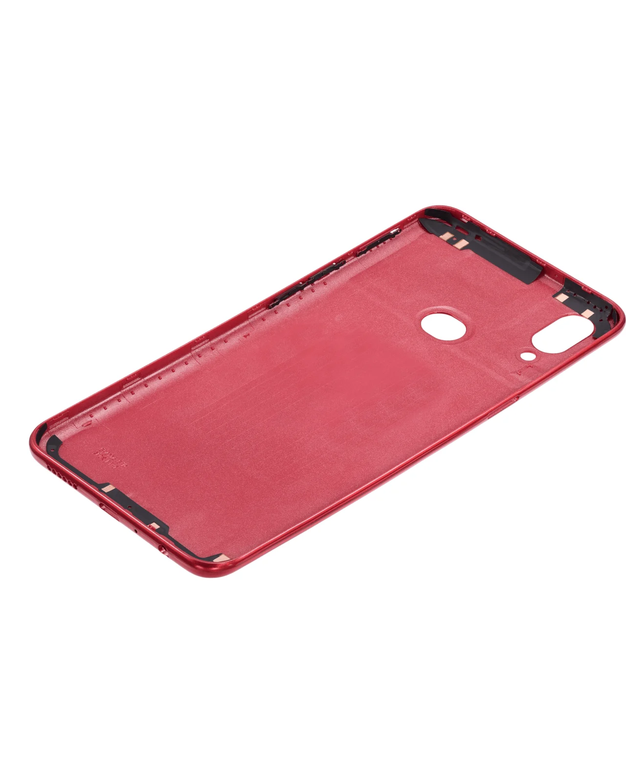Back Cover Glass For Samsung Galaxy A10s (A107 / 2019) (Aftermarket Plus) (Red) - Image 9