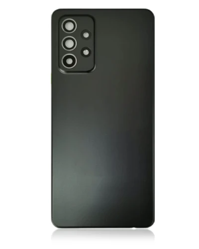 Back Cover Glass For Samsung Galaxy A52 5G (A526 / 2021) (Aftermarket Plus) (Awesome Black)