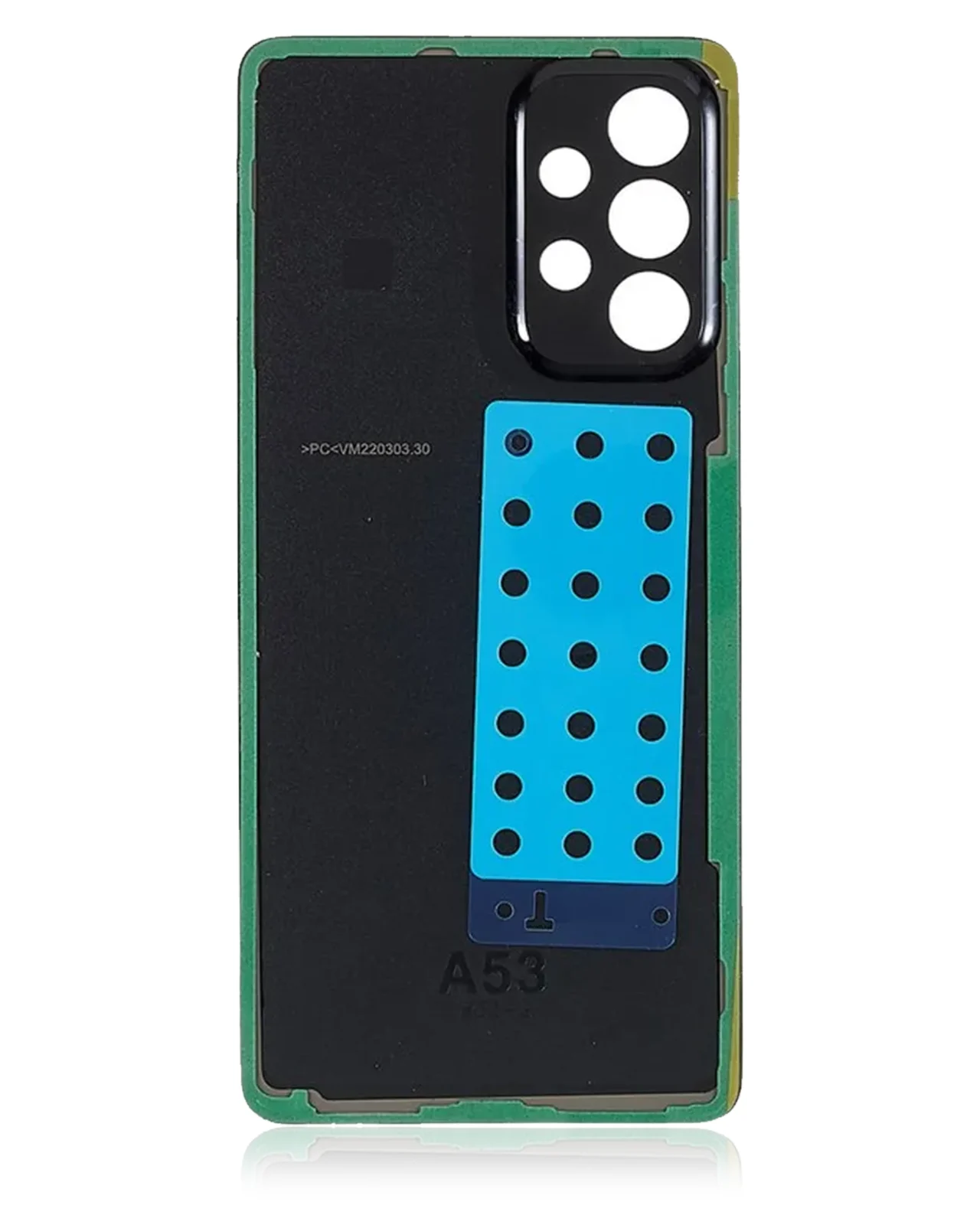 Back Cover Glass For Samsung Galaxy A53 5G (A536 / 2022) (Aftermarket Plus) (Black) - Image 3