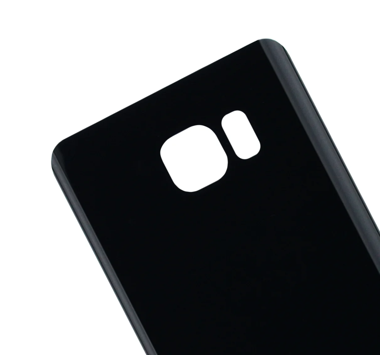 Back Cover Glass For Samsung Galaxy Note 5 (No Logo) (Aftermarket Plus) (Black Sapphire) - Image 2