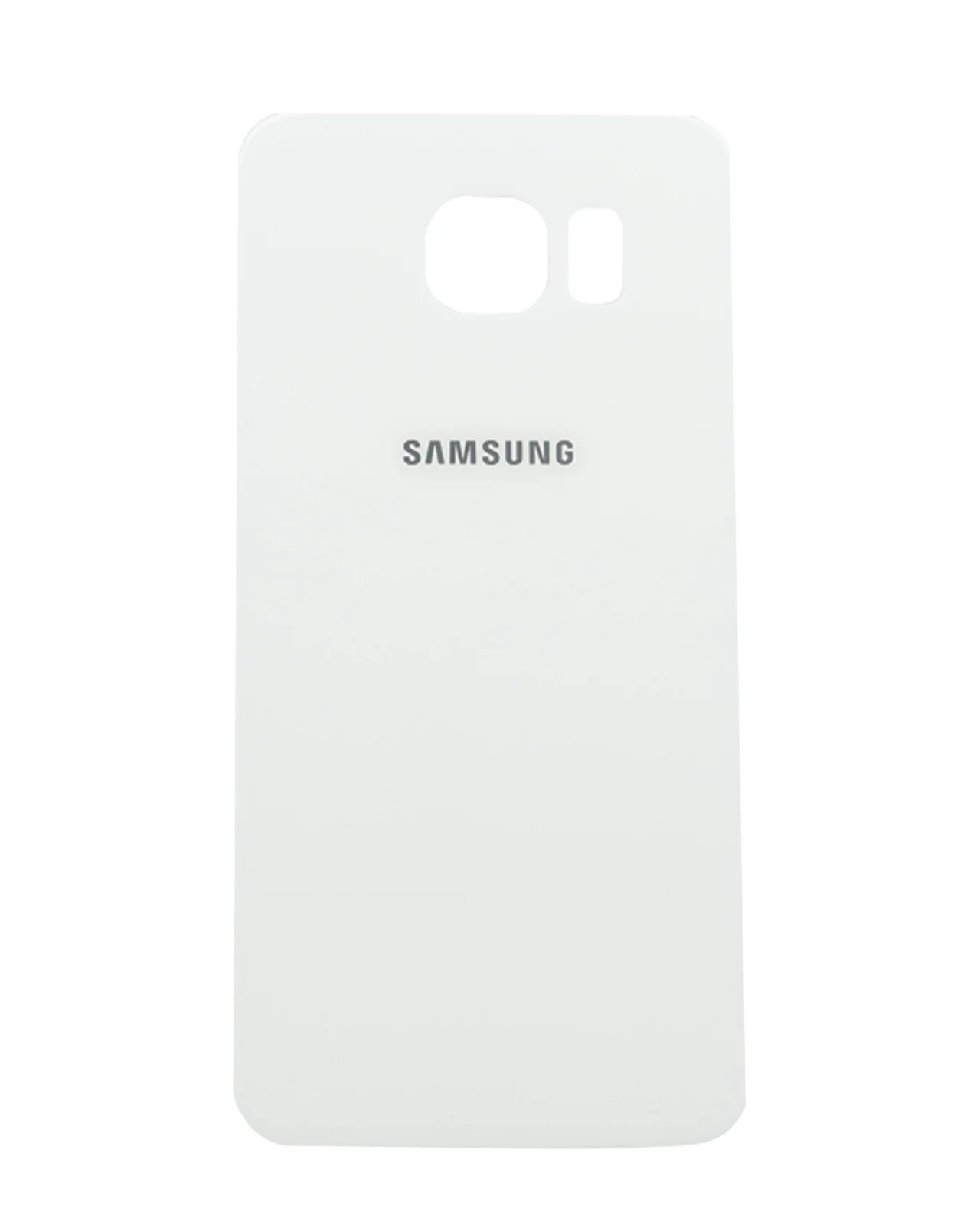 Back Cover Glass For Samsung Galaxy S6 ( AT&T Logo) (Used OEM Pull: Grade A) (White Pearl)