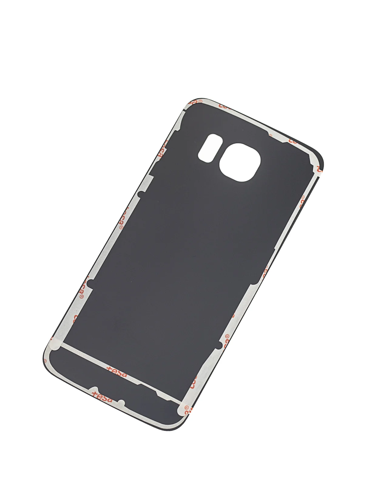 Back Cover Glass For Samsung Galaxy S6 Edge (No Logo) (Aftermarket Plus) (Black Sapphire) - Image 3