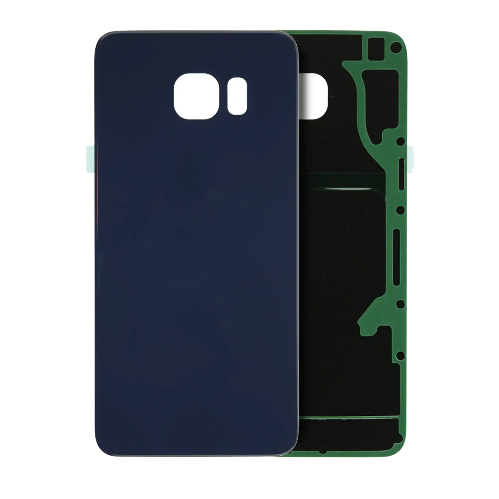 Back Cover Glass For Samsung Galaxy S6 Edge Plus (No Logo) (Aftermarket Plus) (Black Sapphire) - Image 4