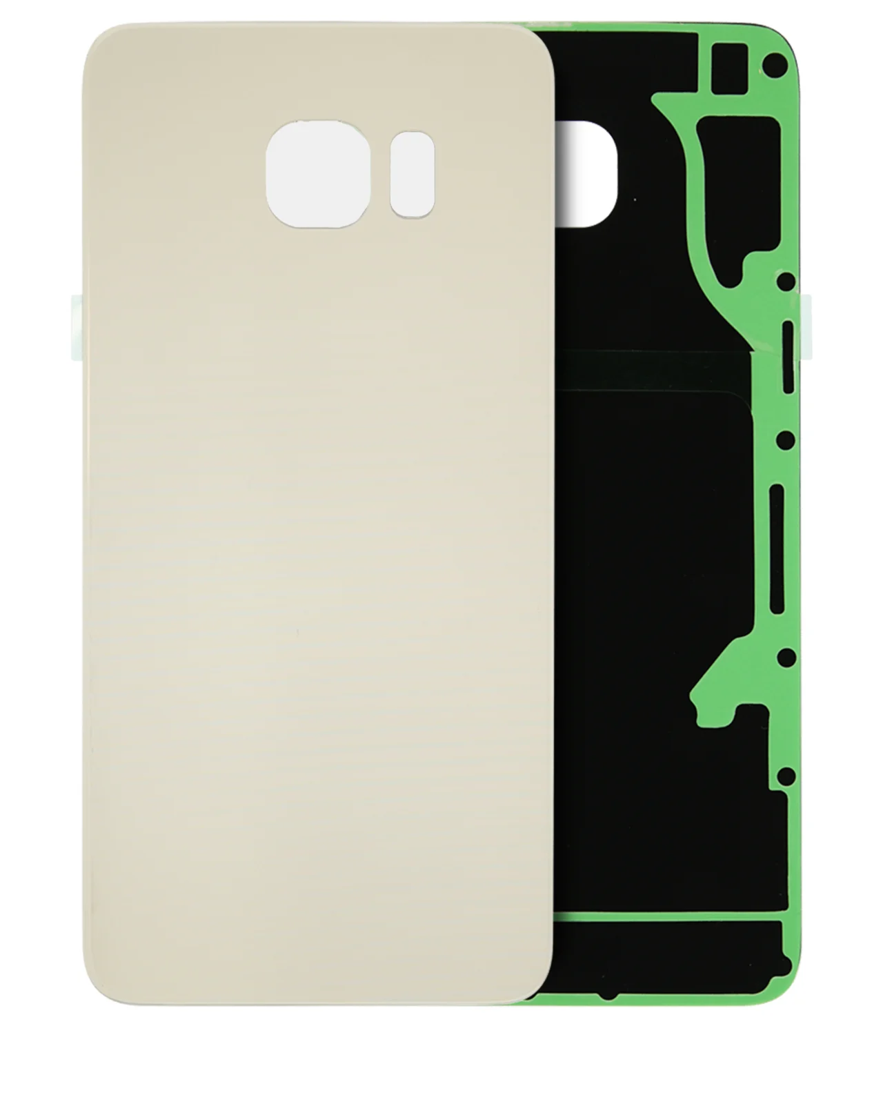 Back Cover Glass For Samsung Galaxy S6 Edge Plus (No Logo) (Aftermarket Plus) (Gold Platinum) - Image 4
