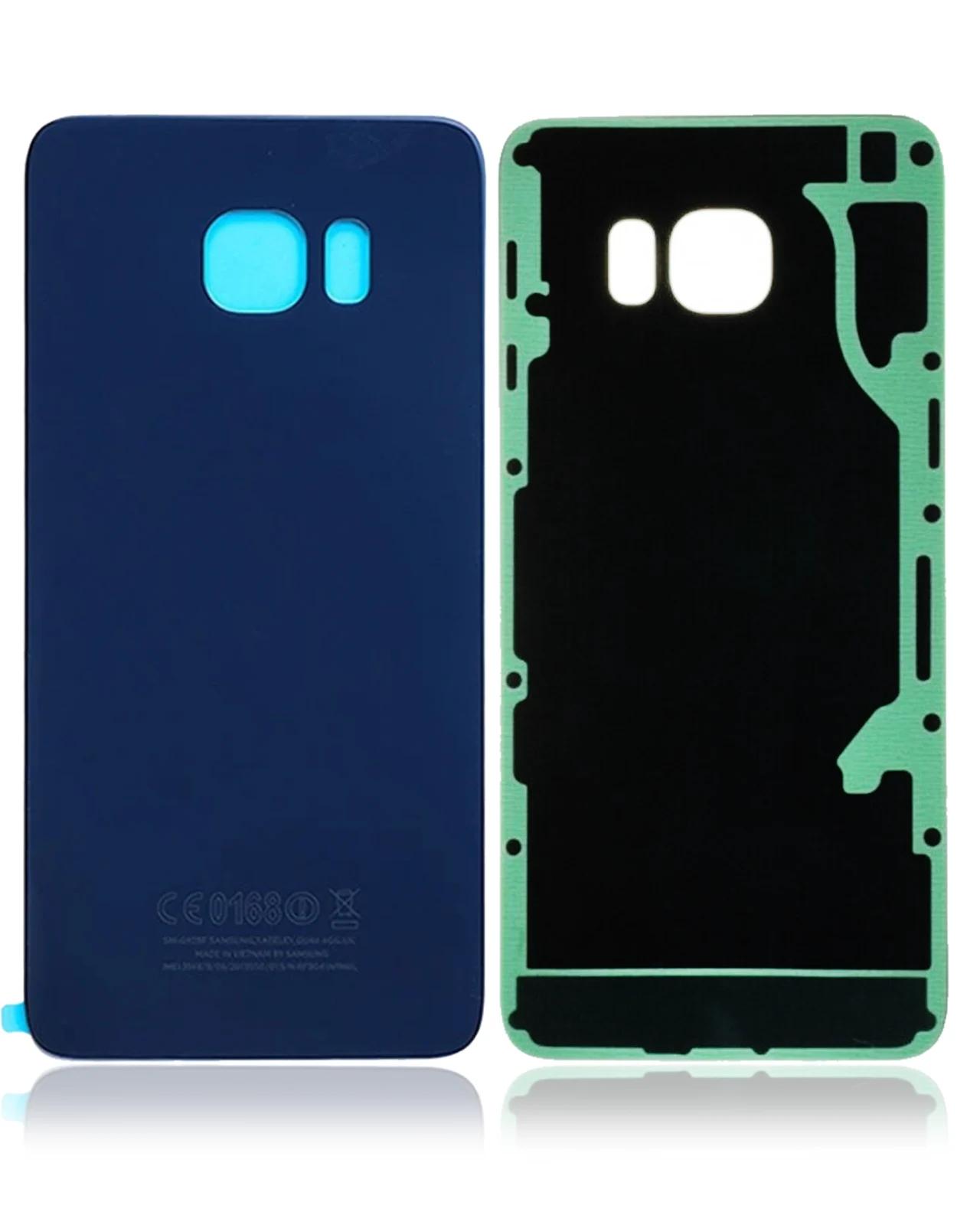 Back Cover Glass For Samsung Galaxy S6 Edge (Service Pack) (Black Sapphire) - Image 3