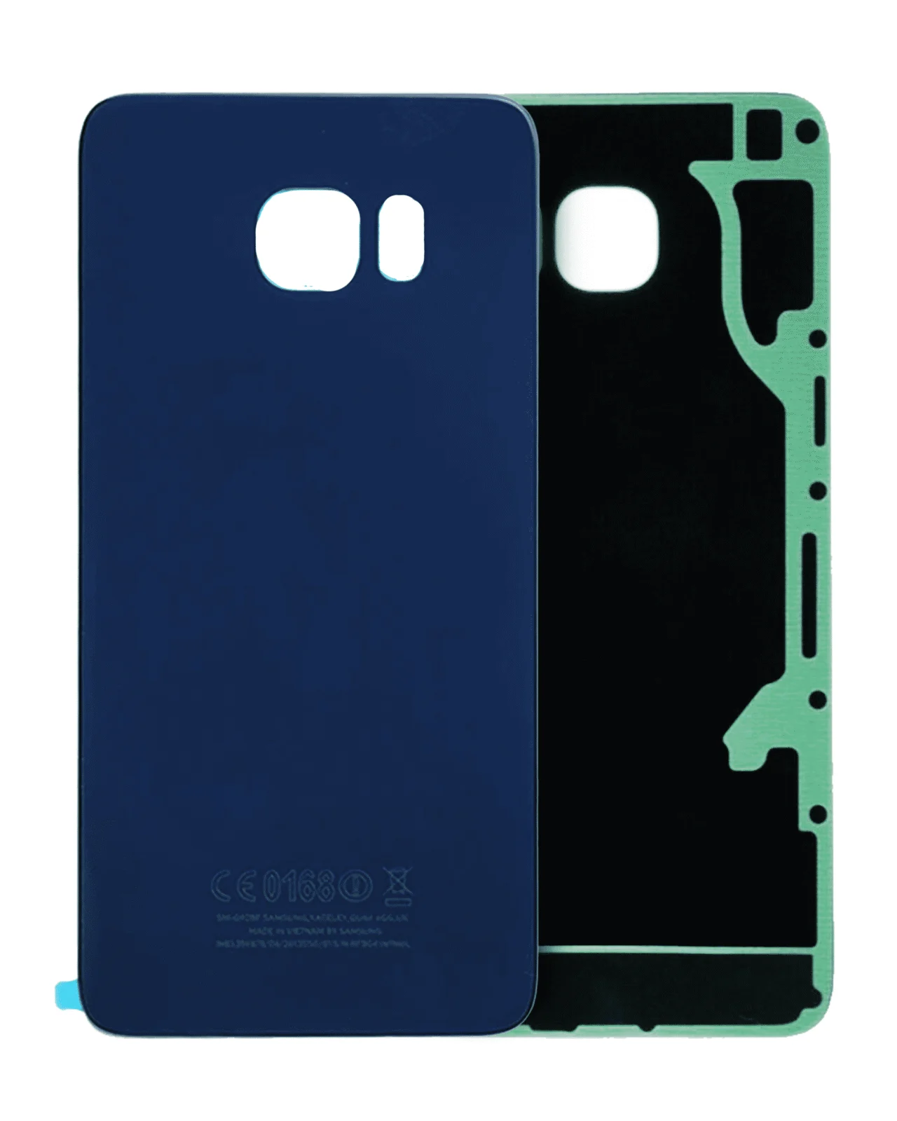 Back Cover Glass For Samsung Galaxy S6 Edge (Service Pack) (Black Sapphire) - Image 4