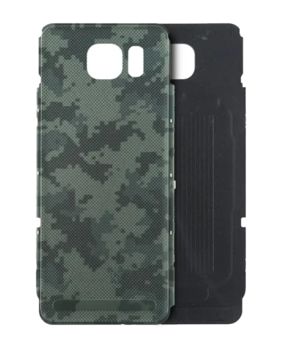 Back Cover Glass For Samsung Galaxy S7 Active (No Logo) (Aftermarket Plus) (Green Camo)