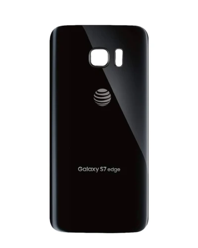 Back Cover Glass For Samsung Galaxy S7 Edge (Used OEM Pull: Grade A) (Black Onyx)