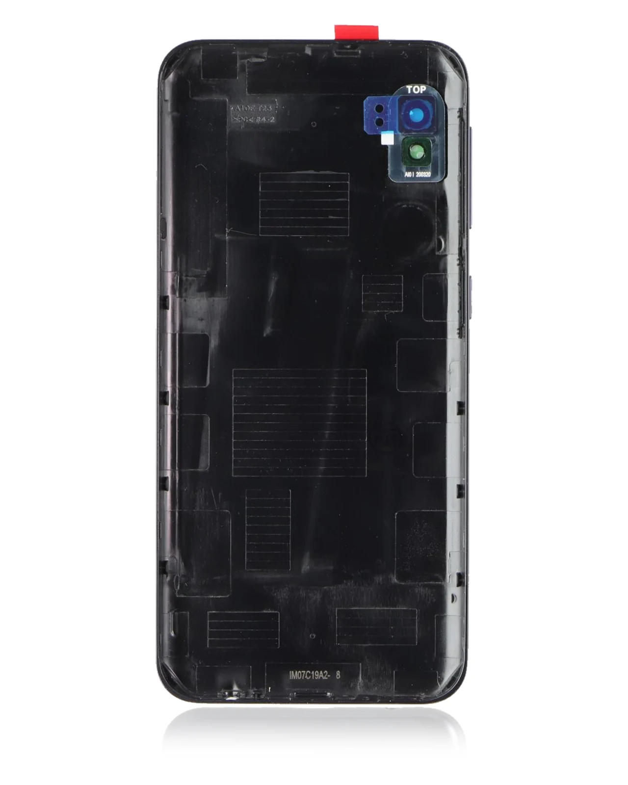 Back Cover Glass With Camera Lens For Samsung Galaxy A10E (A102 / 2019) (Service Pack) (Black)
