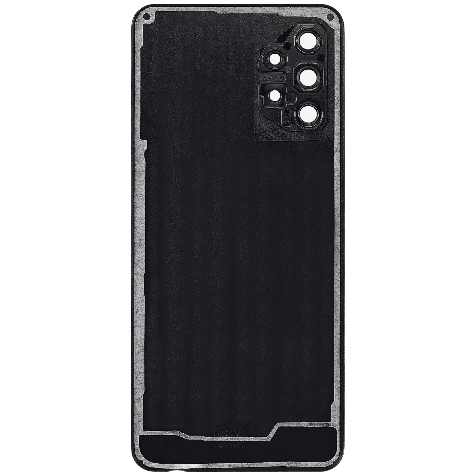 Back Cover Glass With Camera Lens For Samsung Galaxy A32 5G (A326 / 2021) (Aftermarket Plus) (Awesome Black) - Image 3