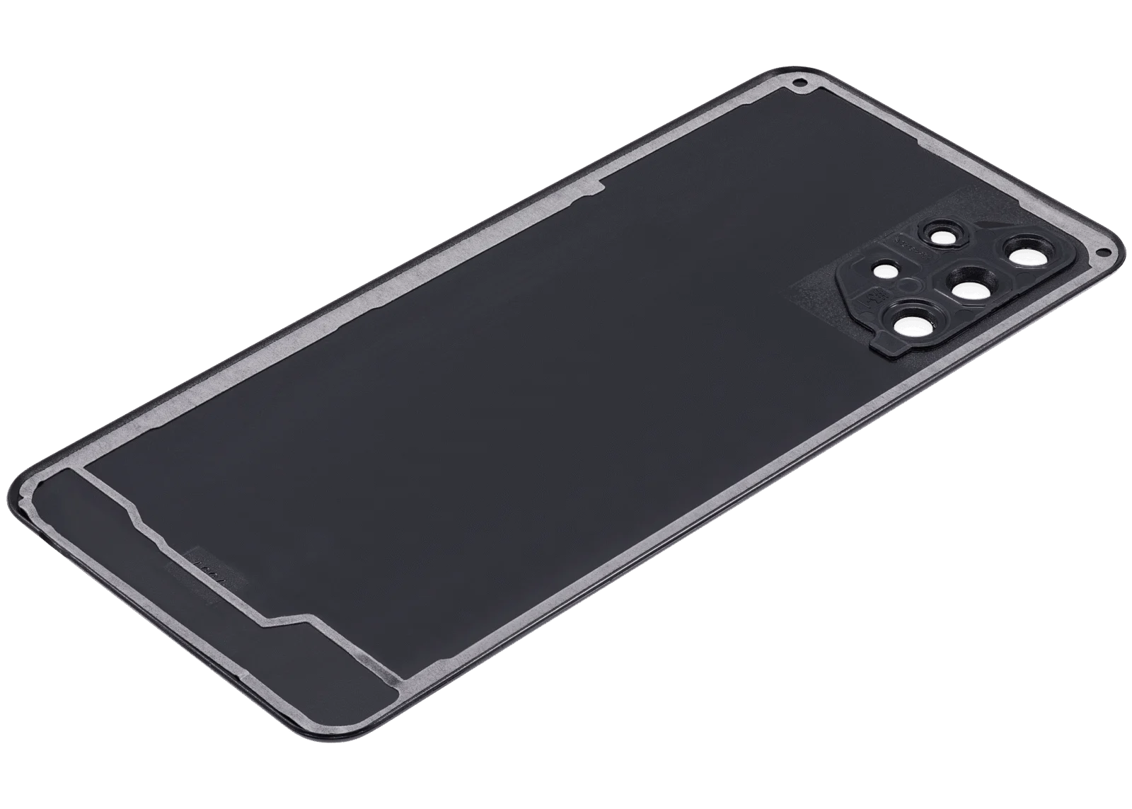 Back Cover Glass With Camera Lens For Samsung Galaxy A32 5G (A326 / 2021) (Aftermarket Plus) (Awesome Black) - Image 5