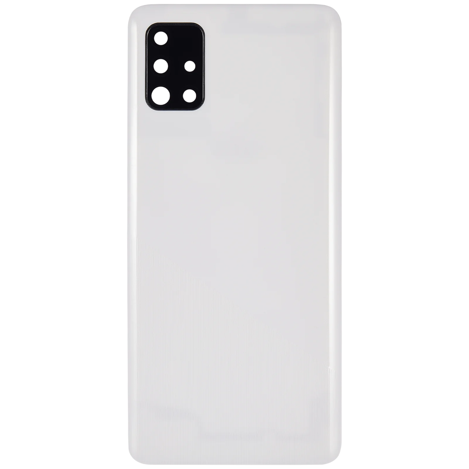 Back Cover Glass With Camera Lens For Samsung Galaxy A51 4G (A515 / 2019) (Aftermarket Plus) (Prism Crush White) - Image 2