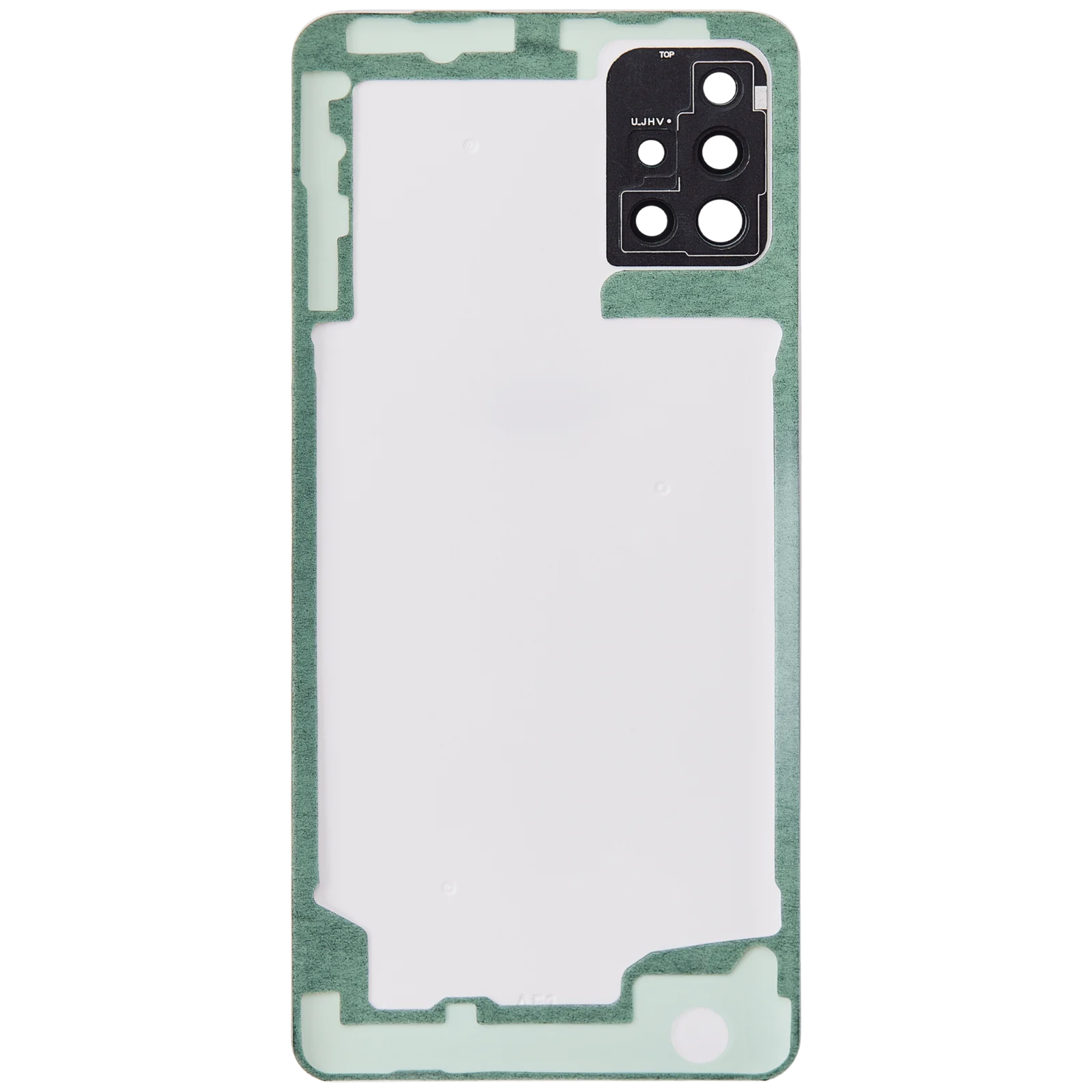 Back Cover Glass With Camera Lens For Samsung Galaxy A51 4G (A515 / 2019) (Aftermarket Plus) (Prism Crush White) - Image 4