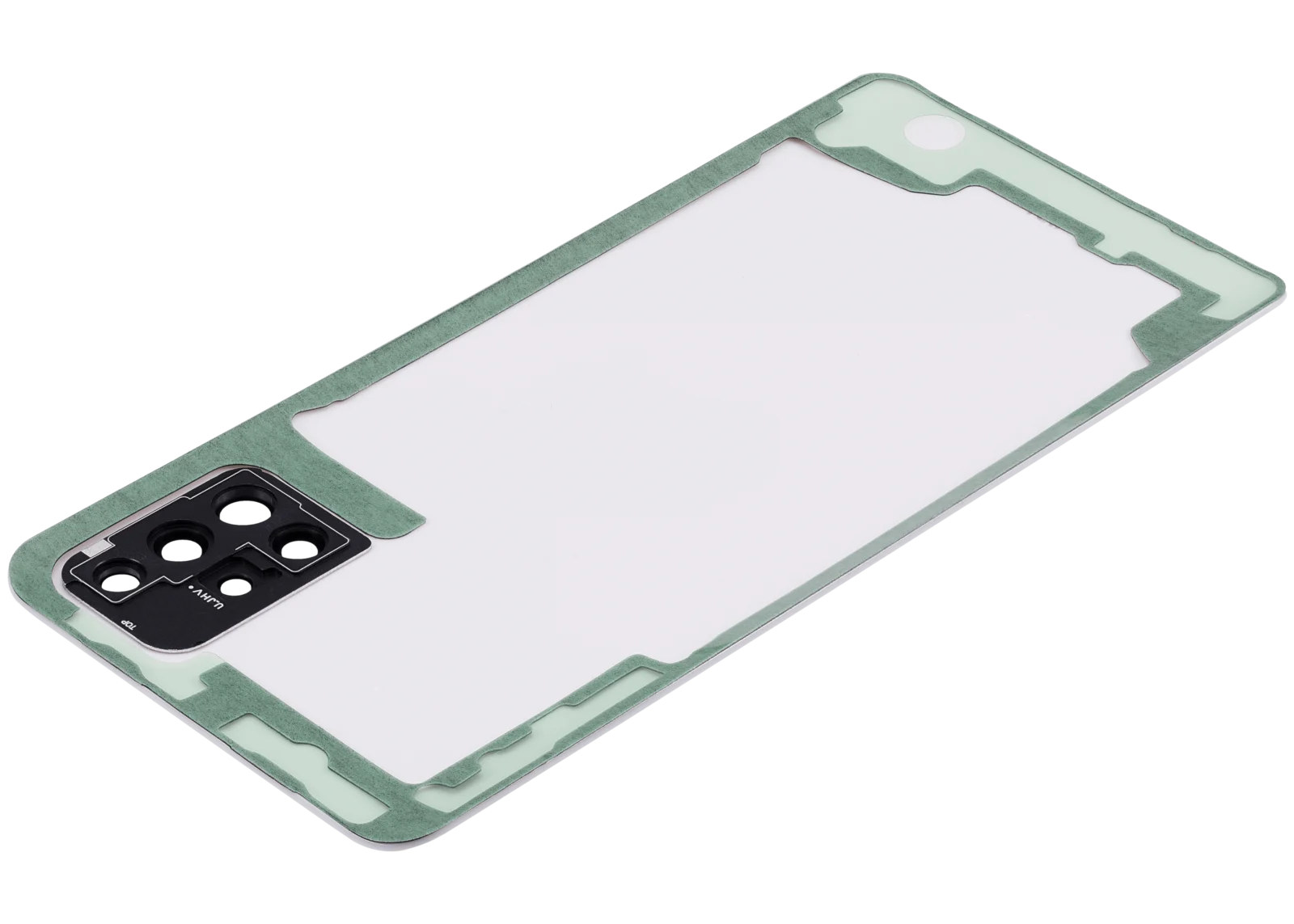 Back Cover Glass With Camera Lens For Samsung Galaxy A51 4G (A515 / 2019) (Aftermarket Plus) (Prism Crush White) - Image 7
