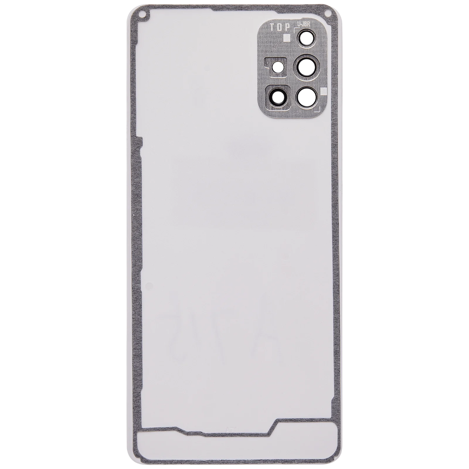 Back Cover Glass With Camera Lens For Samsung Galaxy A71 4G (A715 / 2020) (Aftermarket Plus) (Prism Crush Pink) - Image 3