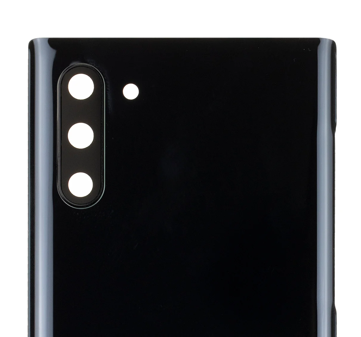 Back Cover Glass With Camera Lens For Samsung Galaxy Note 10 (No Logo) (Aftermarket Plus) (Aura Black) - Image 5