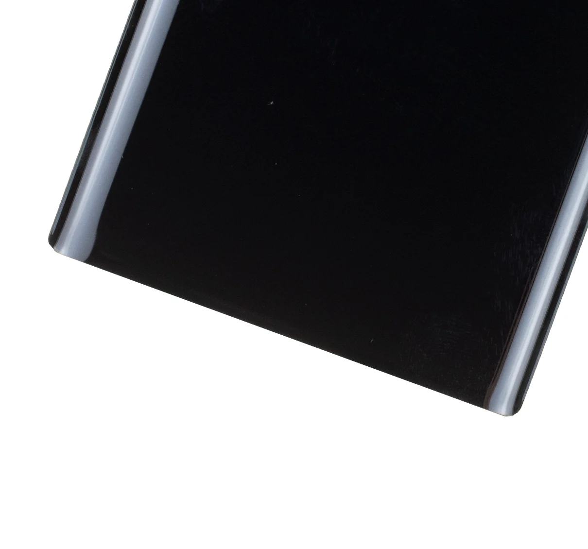Back Cover Glass With Camera Lens For Samsung Galaxy Note 10 (No Logo) (Aftermarket Plus) (Aura Black) - Image 4