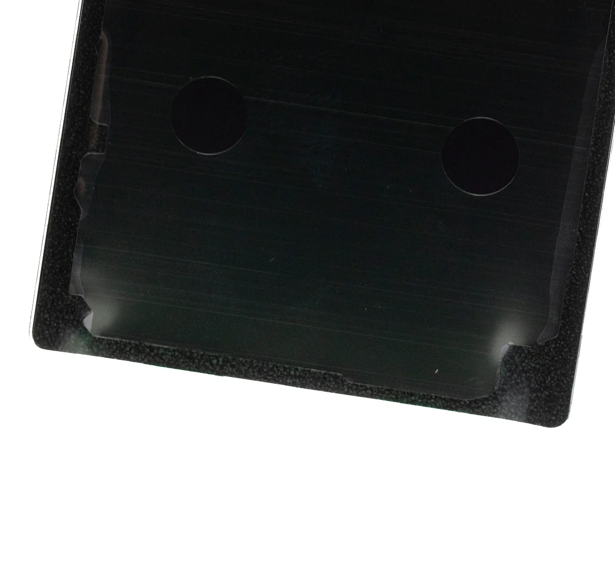 Back Cover Glass With Camera Lens For Samsung Galaxy Note 10 (No Logo) (Aftermarket Plus) (Aura Black) - Image 6