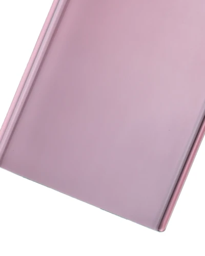 Back Cover Glass With Camera Lens For Samsung Galaxy Note 10 (No Logo) (Aftermarket Plus) (Aura Pink)