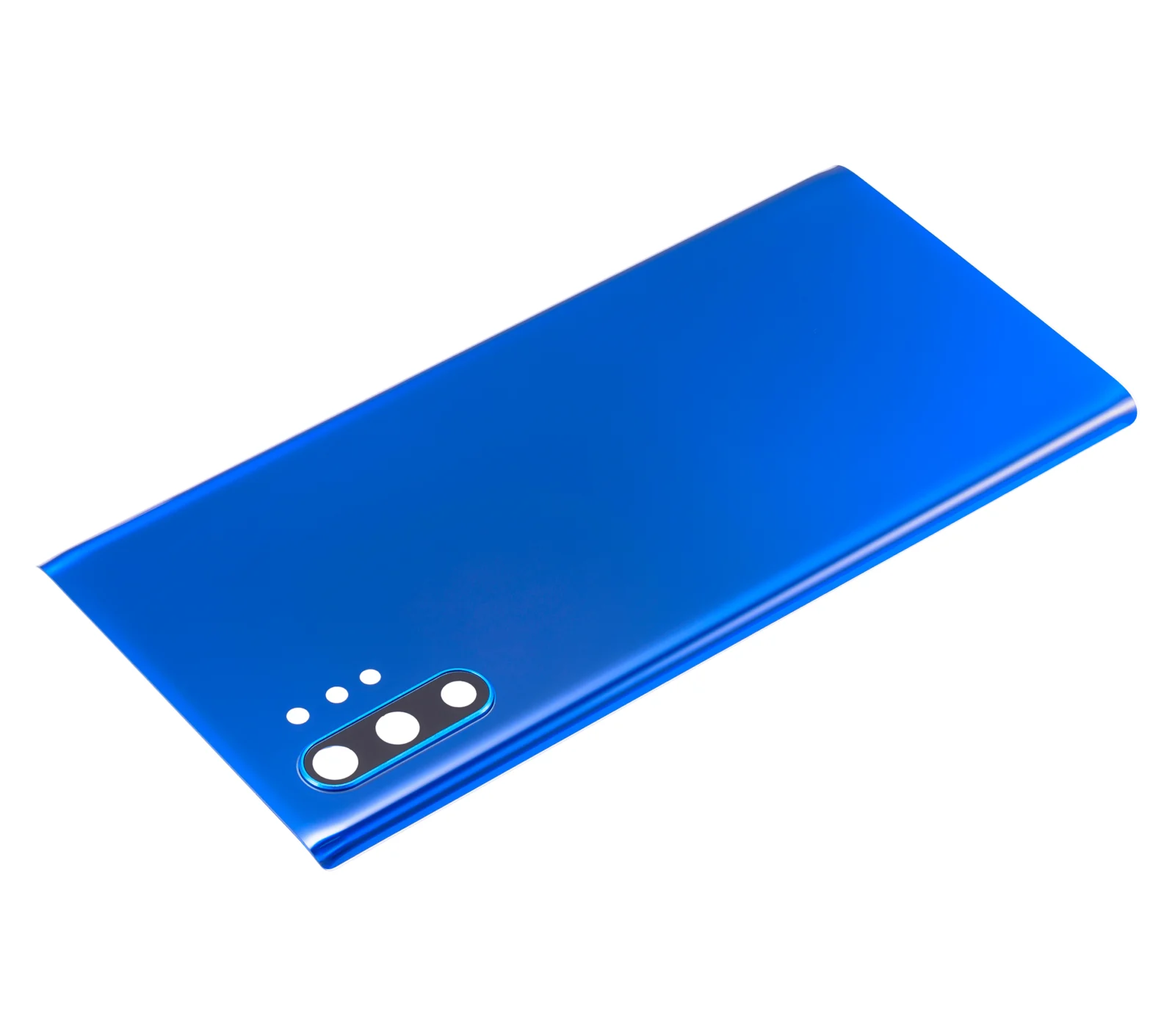 Back Cover Glass With Camera Lens For Samsung Galaxy Note 10 Plus / 5G (No Logo) (Aftermarket Plus) (Aura Blue) - Image 4