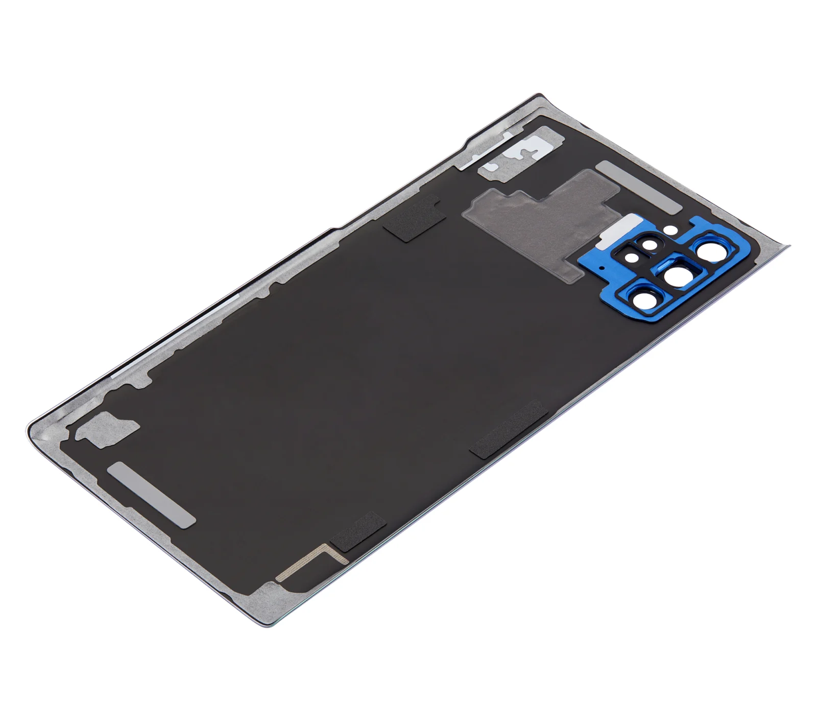Back Cover Glass With Camera Lens For Samsung Galaxy Note 10 Plus / 5G (No Logo) (Aftermarket Plus) (Aura Blue) - Image 5