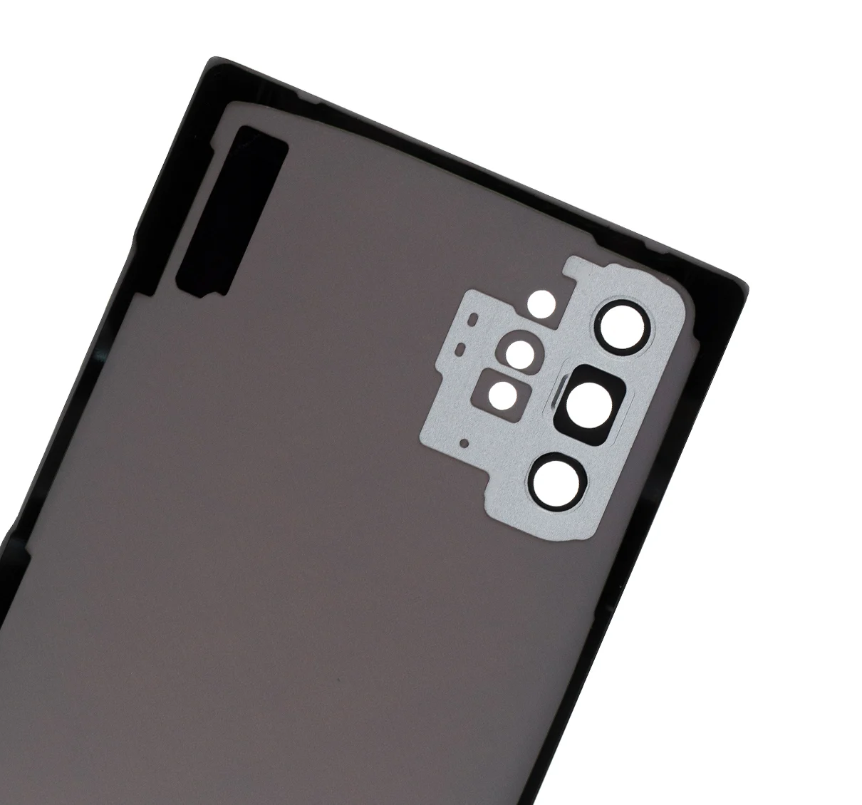 Back Cover Glass With Camera Lens For Samsung Galaxy Note 10 Plus / 5G (No Logo) (Aftermarket Plus) (Aura Glow / Silver) - Image 5
