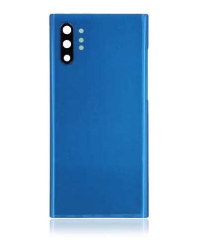 Back Cover Glass With Camera Lens For Samsung Galaxy Note 10 Plus / 5G (Service Pack) (Aura Blue)