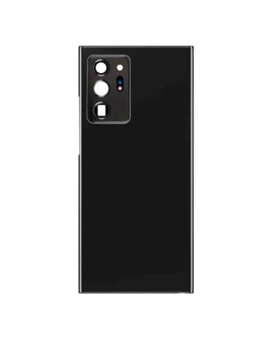 Back Cover Glass With Camera Lens For Samsung Galaxy Note 20 Ultra (No Logo) (Aftermarket Plus) (Mystic Black)