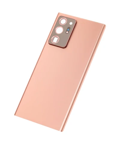 Back Cover Glass With Camera Lens For Samsung Galaxy Note 20 Ultra (No Logo) (Aftermarket Plus) (Mystic Bronze)