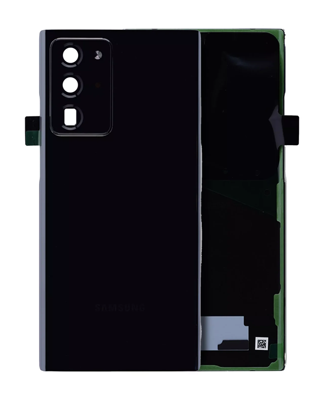 Back Cover Glass With Camera Lens For Samsung Galaxy Note 20 Ultra (Service Pack) (Mystic Black) - Image 13