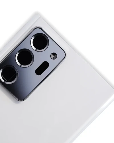 Back Cover Glass With Camera Lens For Samsung Galaxy Note 20 Ultra (Service Pack) (Mystic White)
