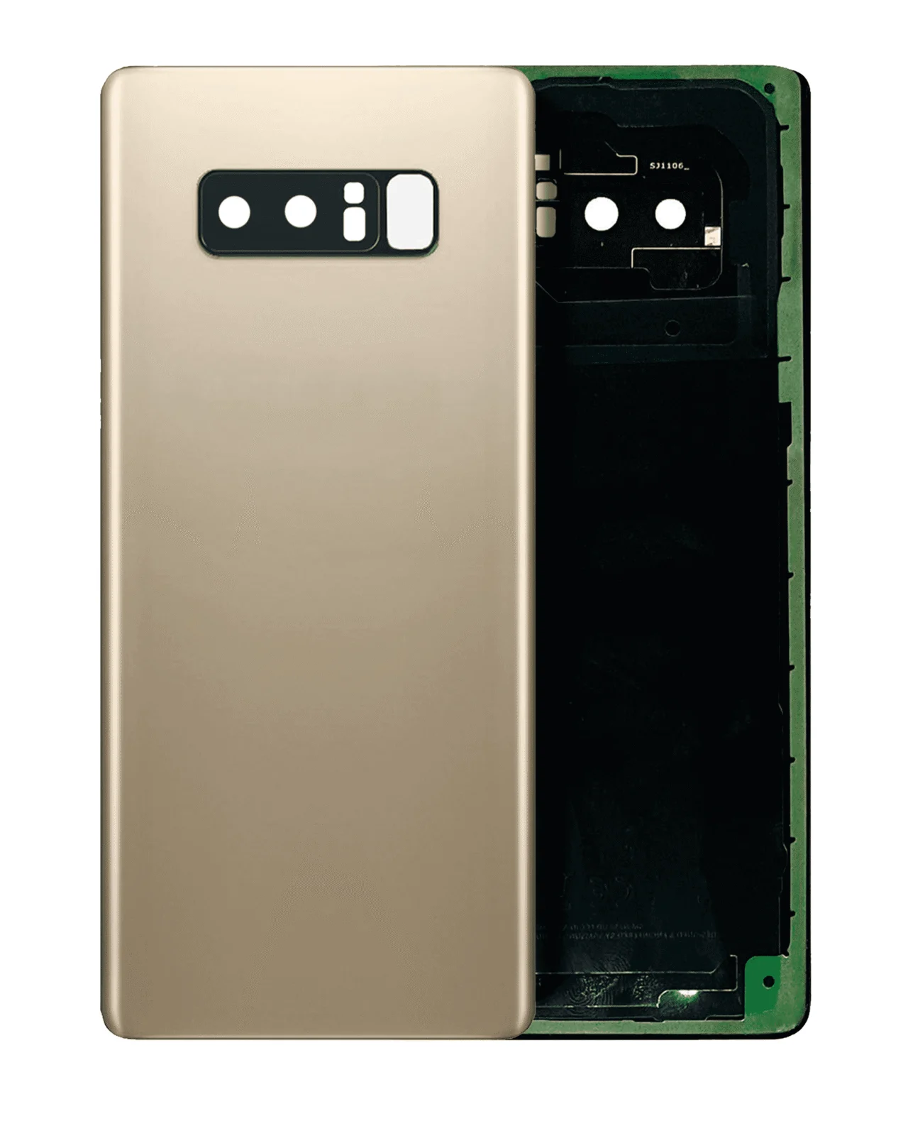 Back Cover Glass With Camera Lens For Samsung Galaxy Note 8 (No Logo) (Aftermarket Plus) (Maple Gold) - Image 4