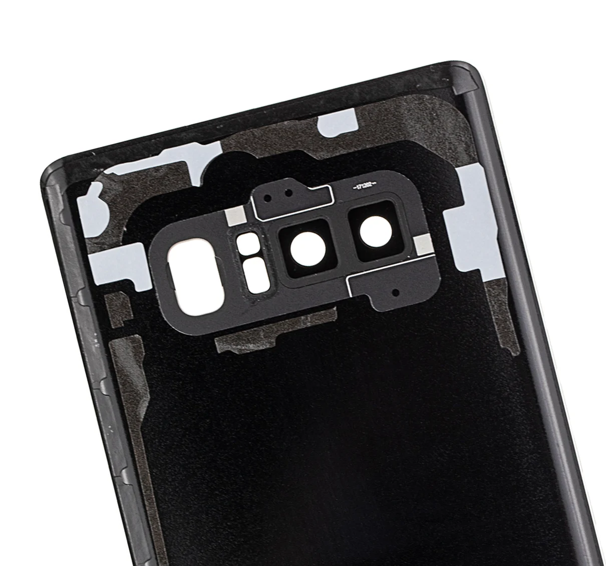 Back Cover Glass With Camera Lens For Samsung Galaxy Note 8 (No Logo) (Aftermarket Plus) (Silver) - Image 4