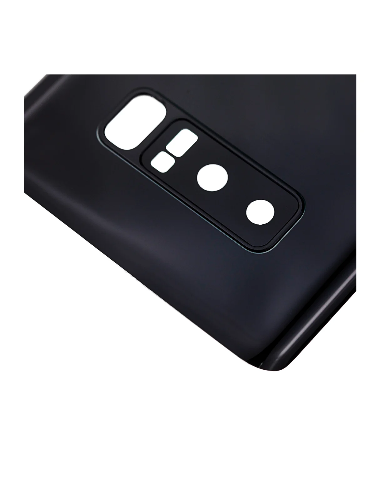 Back Cover Glass With Camera Lens For Samsung Galaxy Note 8 (Service Pack) (Midnight Black) - Image 4