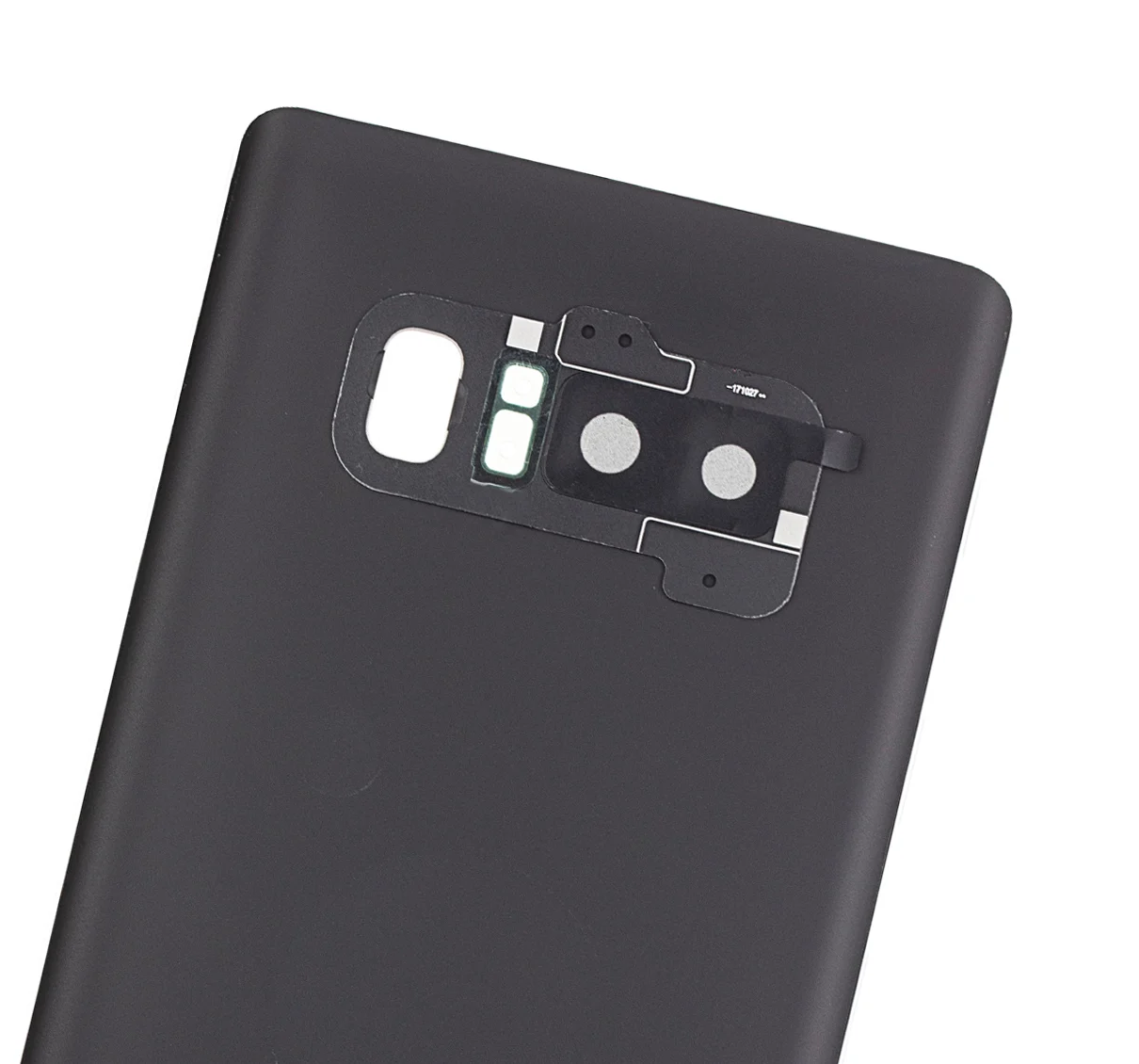 Back Cover Glass With Camera Lens For Samsung Galaxy Note 8 (Service Pack) (Midnight Black)