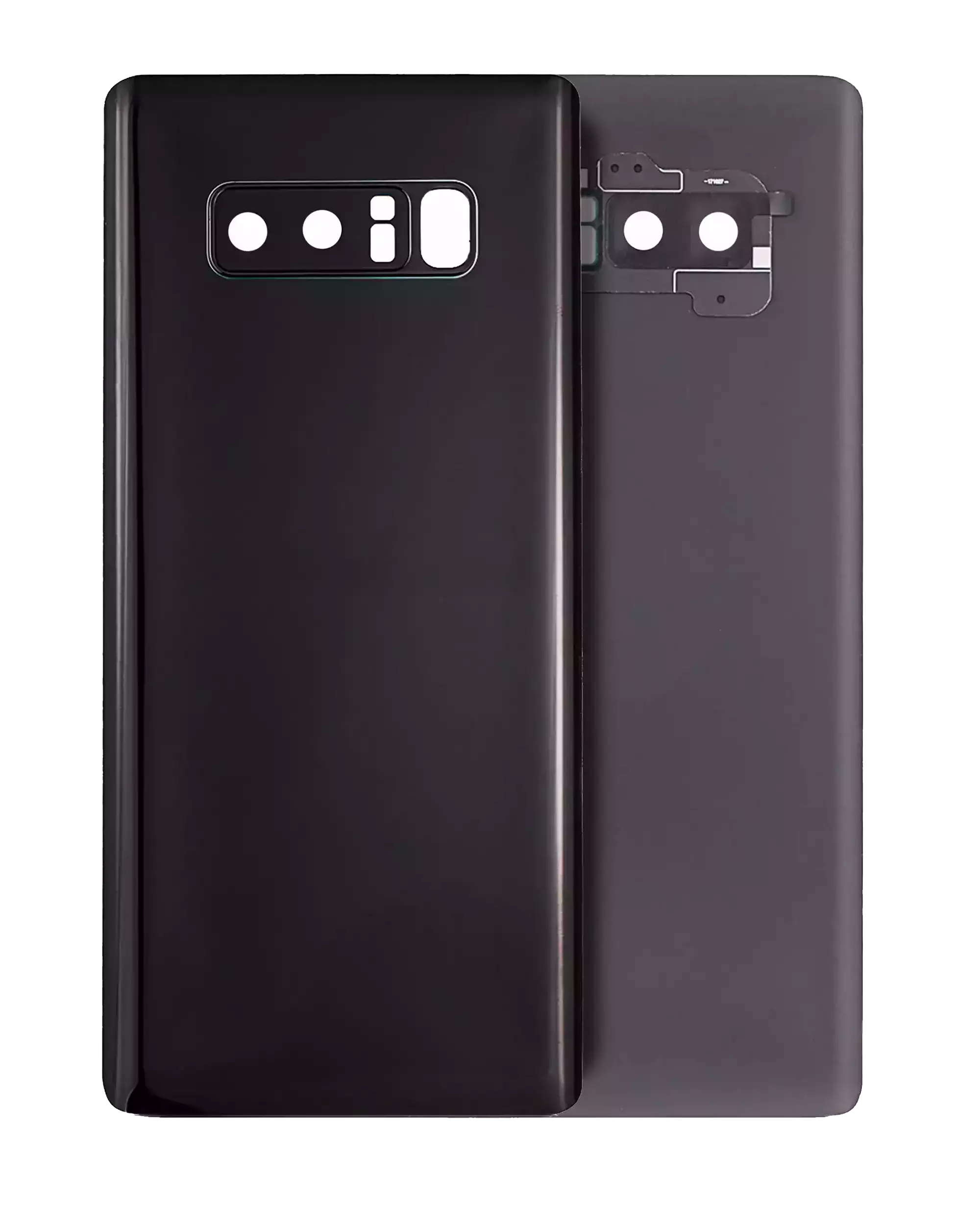 Back Cover Glass With Camera Lens For Samsung Galaxy Note 8 (Service Pack) (Midnight Black) - Image 6
