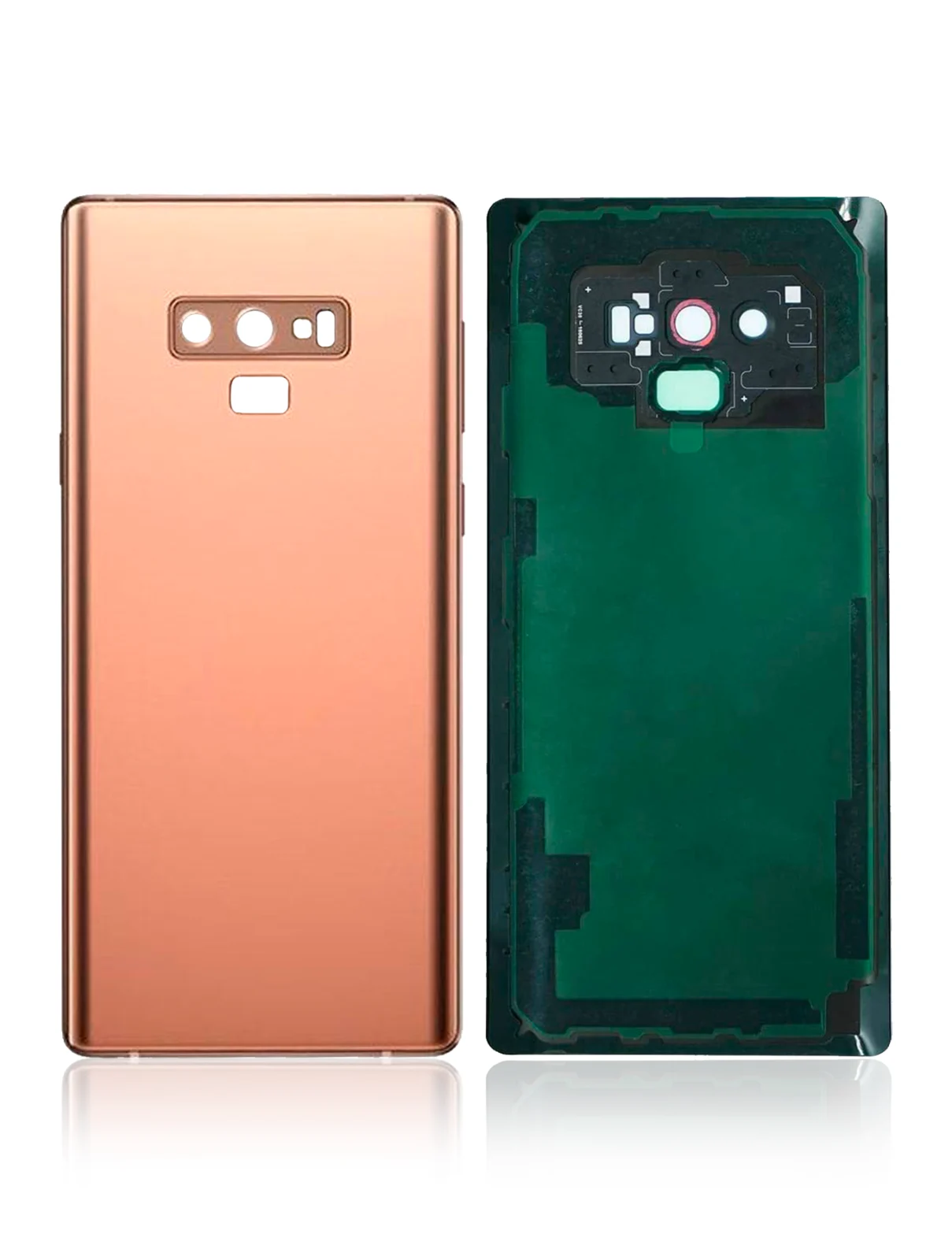 Back Cover Glass With Camera Lens For Samsung Galaxy Note 9 (No Logo) (Aftermarket Plus) (Metallic Copper) - Image 6