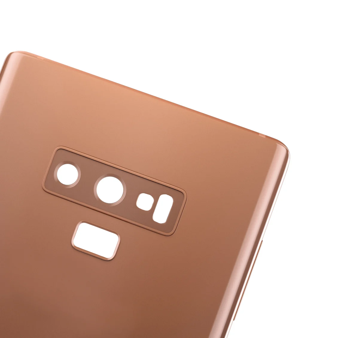 Back Cover Glass With Camera Lens For Samsung Galaxy Note 9 (No Logo) (Aftermarket Plus) (Metallic Copper) - Image 3
