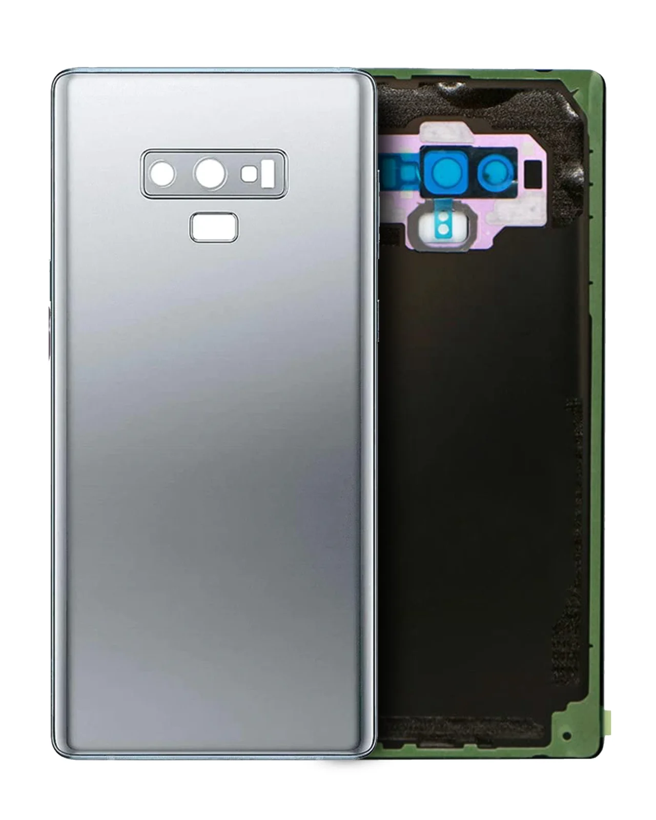 Back Cover Glass With Camera Lens For Samsung Galaxy Note 9 (Service Pack) (Cloud Silver) - Image 4