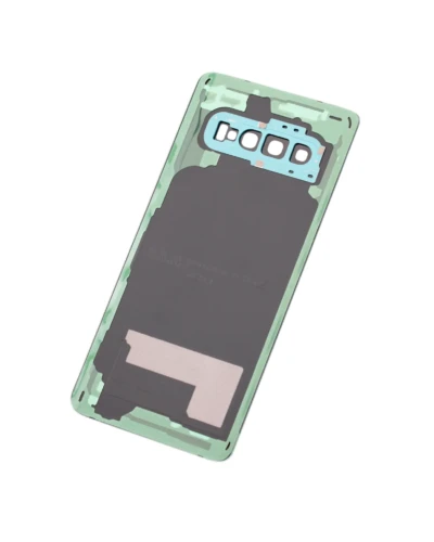 Back Cover Glass With Camera Lens For Samsung Galaxy S10 (No Logo) (Aftermarket Plus) (Prism Green)