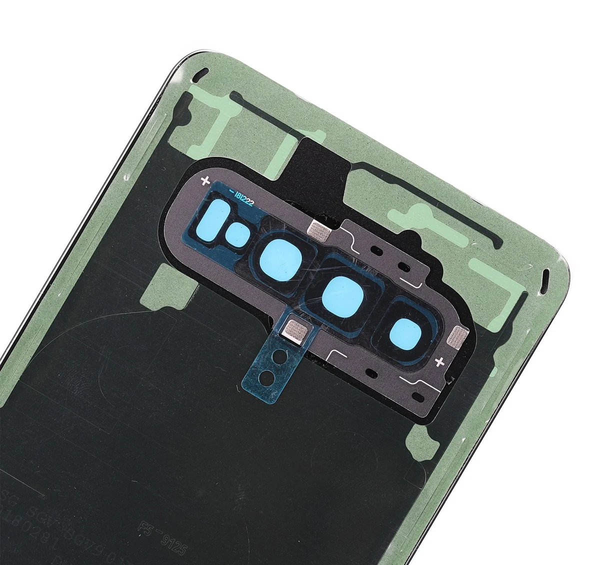 Back Cover Glass With Camera Lens For Samsung Galaxy S10e (No Logo) (Aftermarket Plus) (Canary Yellow) - Image 5